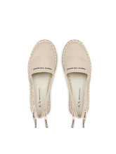 Armani Exchange Women’s Espadrilles – Beige Canvas Slip-On Shoes